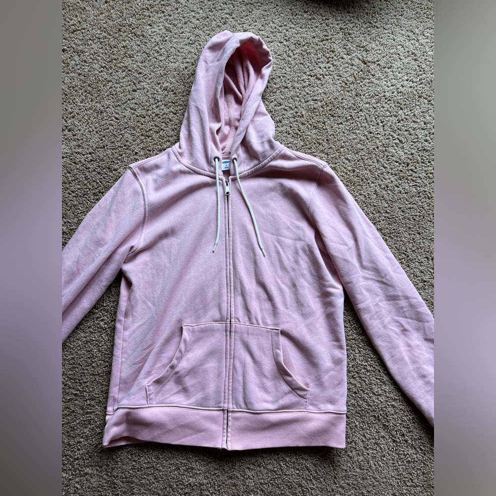Old Navy Pink Full Zip Sweatshirt